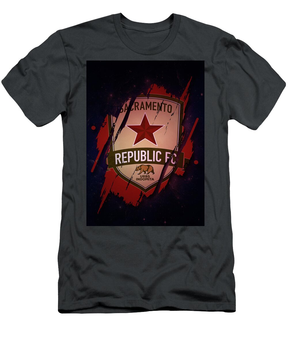 Major League Soccer Red Sacramento Republic Leith Huber T-Shirt