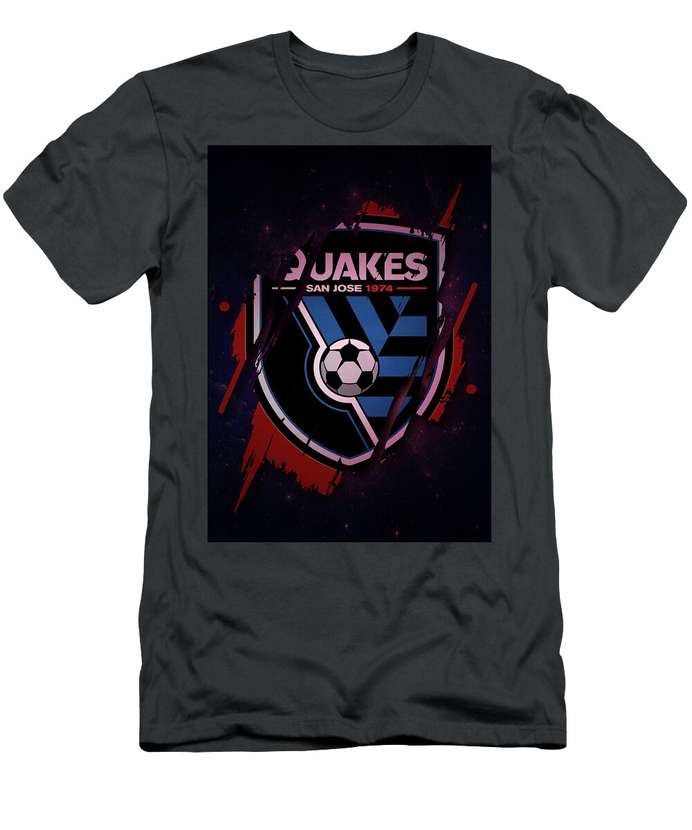 Major League Soccer Red San Jose Earthquakes Leith Huber T-Shirt