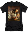 Man Being Bit By Rats Csa Images T-Shirt