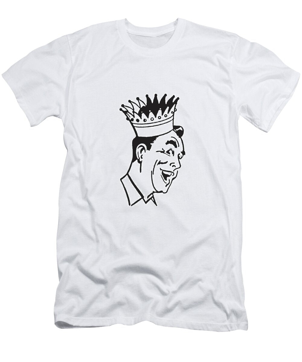 Man in Crown Csa Images T-Shirt
