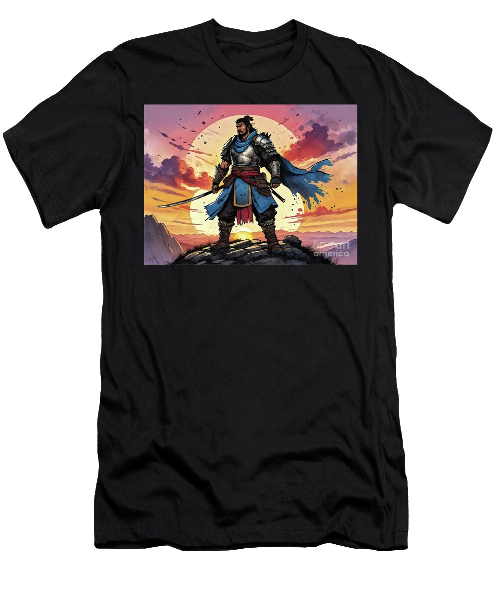 Manchurian Warrior At Dawn 1 Peter Awax T-Shirt