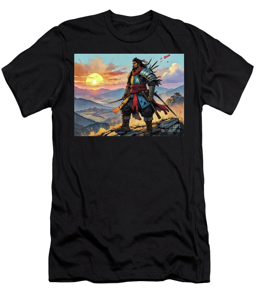 Manchurian Warrior At Dawn 2 Peter Awax T-Shirt