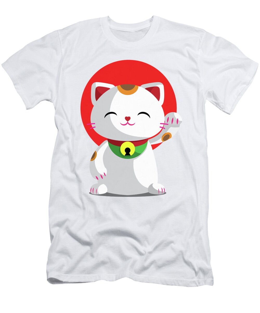 Maneki Neko Paulo Capdeville T-Shirt
