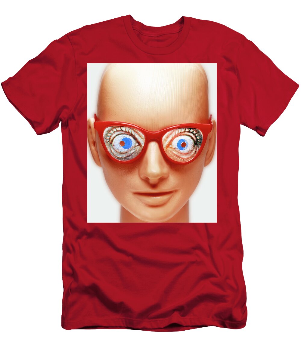Mannequin Wearing Goofy Eyeglasses Csa Images T-Shirt