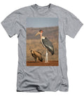 Marabou with White Backed Vulture Zimanga Private Game Ann Steve Toon Natureplcom T-Shirt