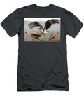 Marabou with Whitebacked Vultures Zimanga Private Game Ann Steve Toon Natureplcom T-Shirt