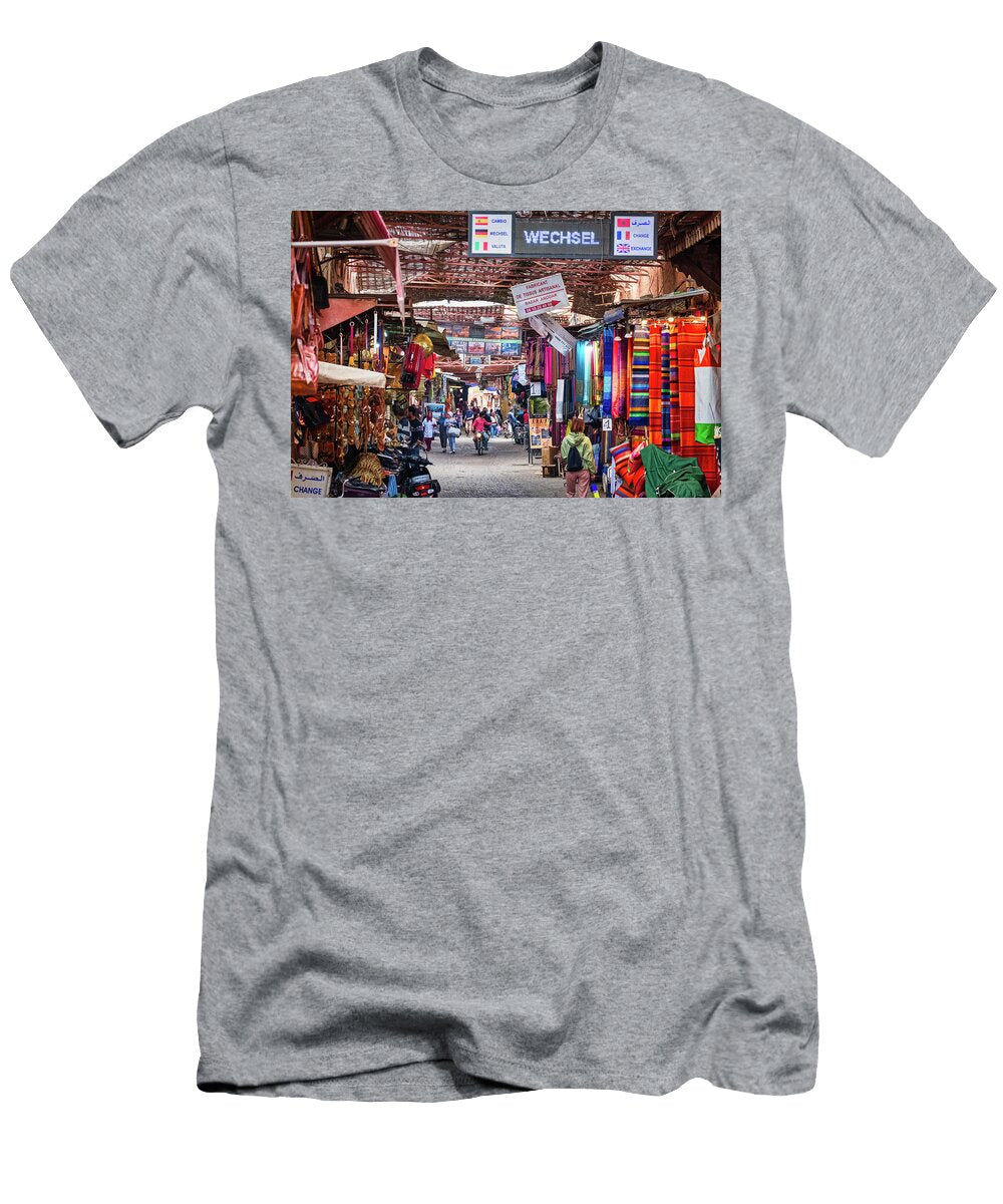 Marrakech Market Street Scene Morocco Stuart Litoff T-Shirt