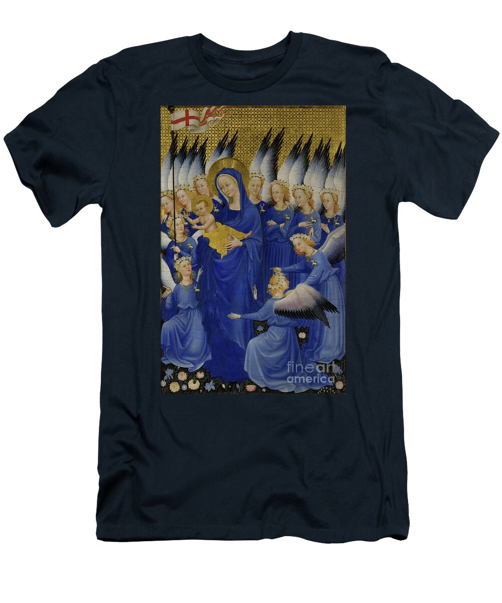 Mary with Child and Angels Right Panel of Wilton Diptych C1395 9 Anonymous T-Shirt
