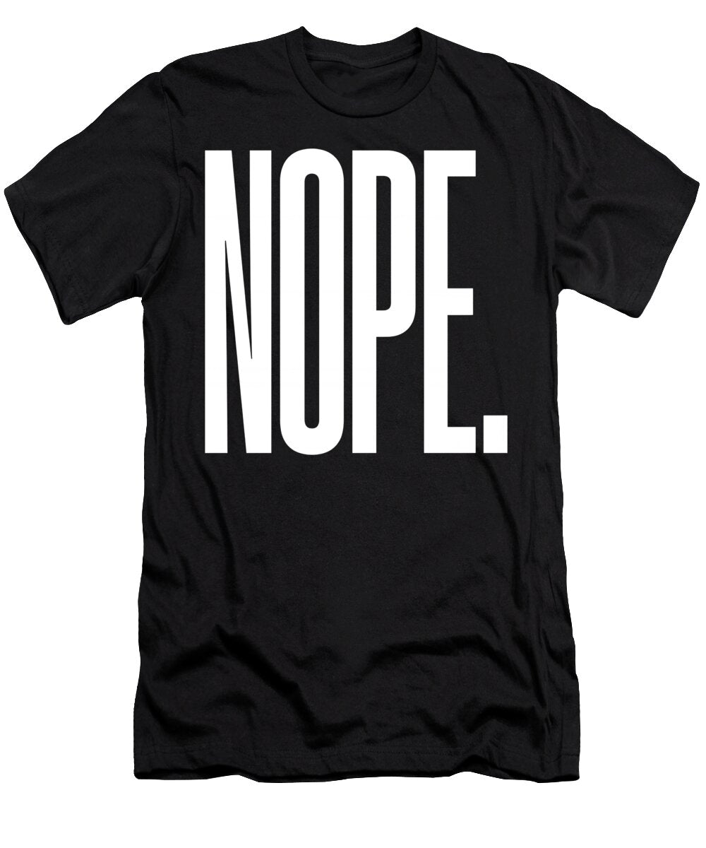 Massive Monochrome Letterforms Bold Typography T-Shirt