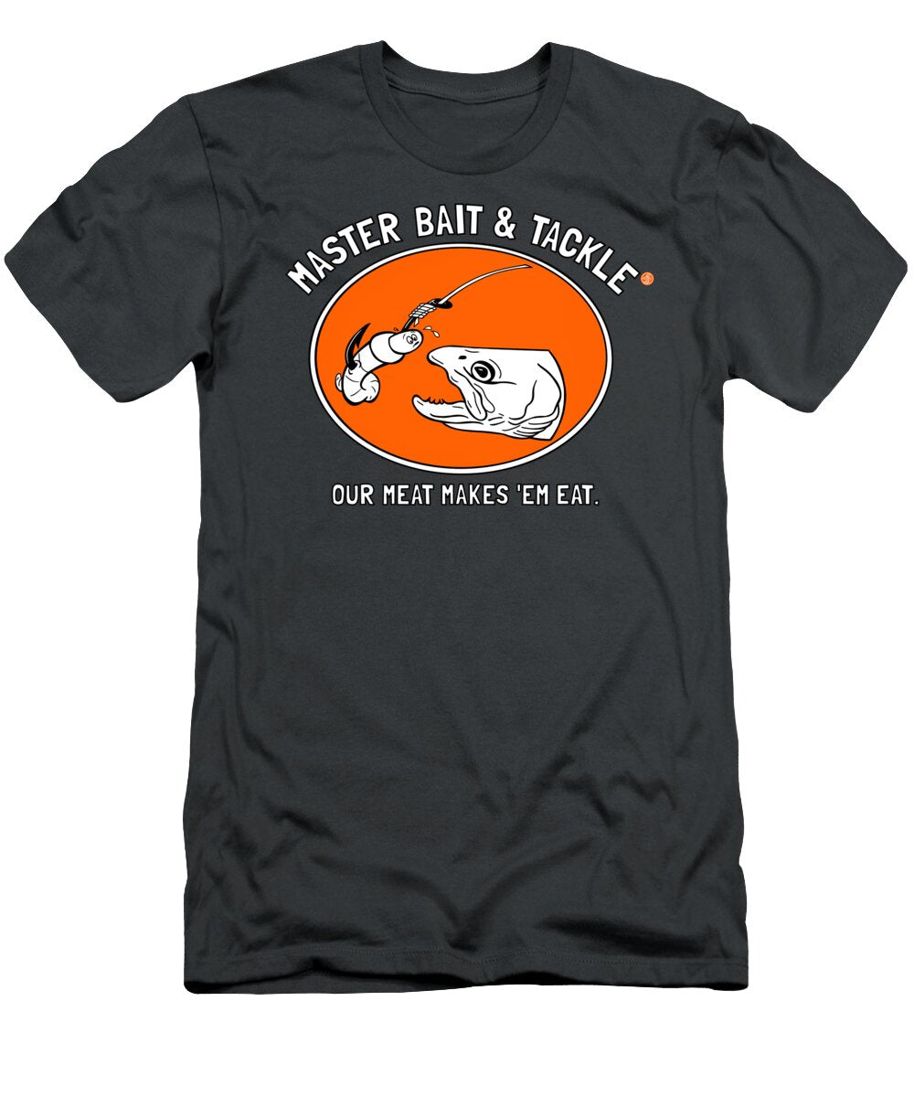 Master Bait and Tackle Decal David Burgess T-Shirt