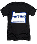 Maverick an Oregon Original with Outline of Oregon Chomper Designs T-Shirt