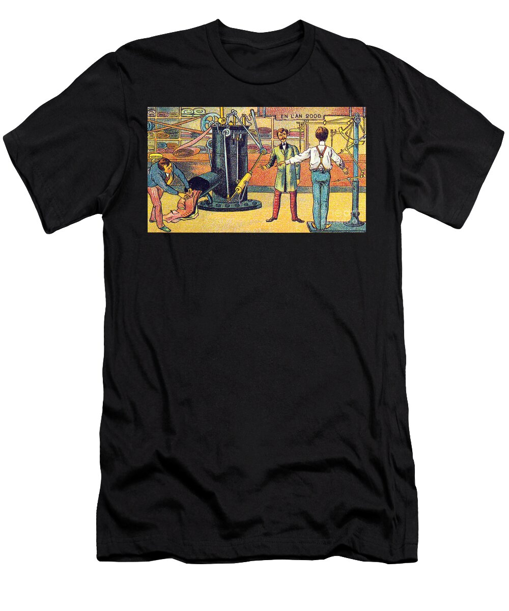 Mechanical Tailor 1900s French Postcard Science Source T-Shirt