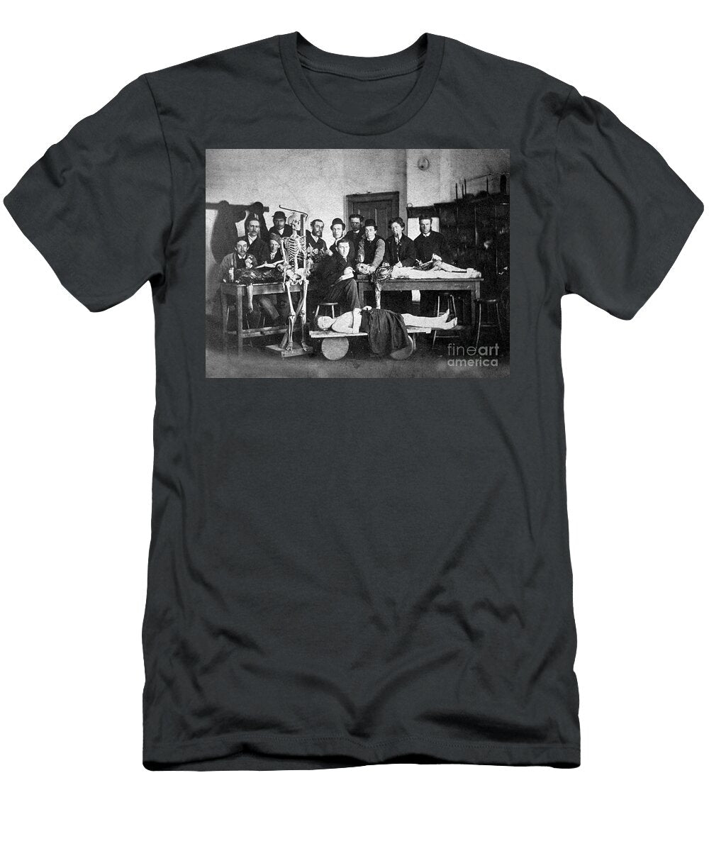 Medical Students and Cadavers 1910s Science Source T-Shirt