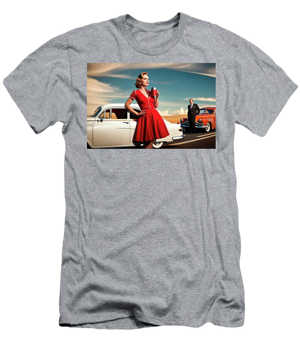 Men Looking At Woman Gabriel Cusmir T-Shirt
