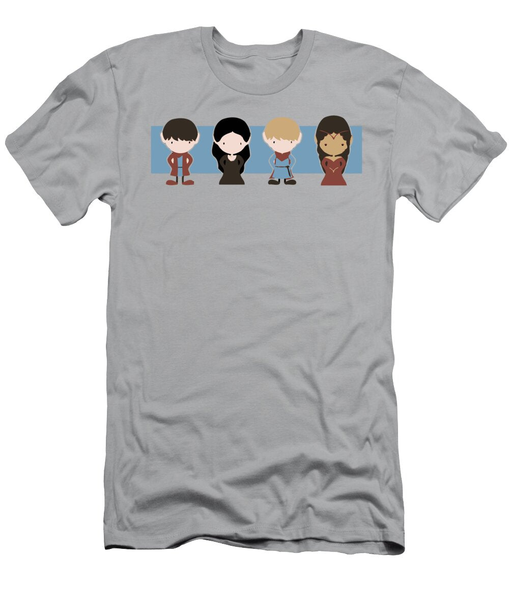 Merlin Morgana Arthur Guinevere Chibi Merlin Bambang Hutagalung T-Shirt