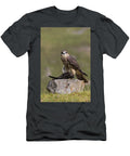 Merlin with Swift Prey Cumbria UK Captive Ann Steve Toon Natureplcom T-Shirt