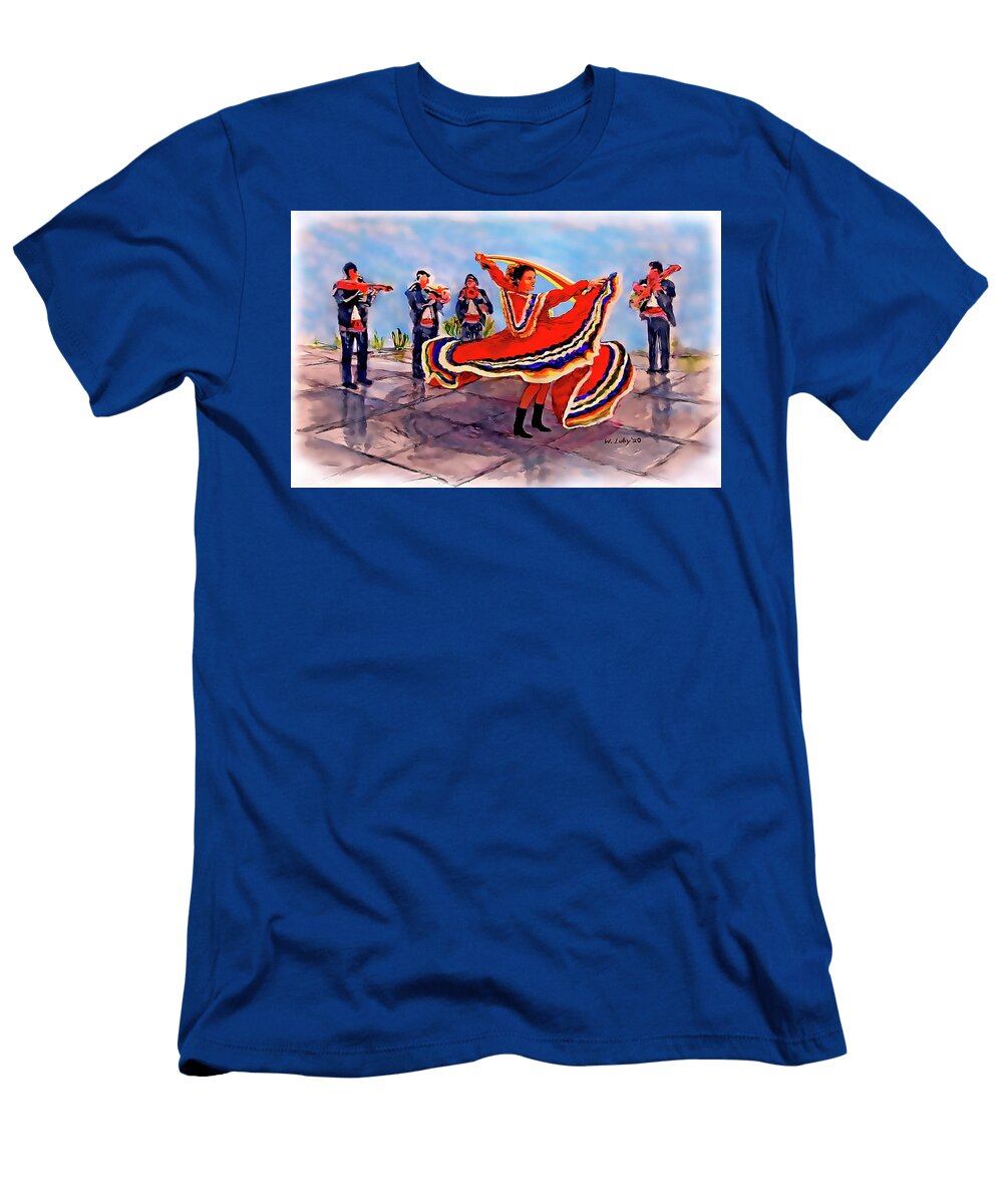 Mexican Festival Toon Walter Luby T-Shirt