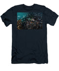 Mexican Hogfish with Black Striped Salema Swimming Over Tui De Roy Natureplcom T-Shirt