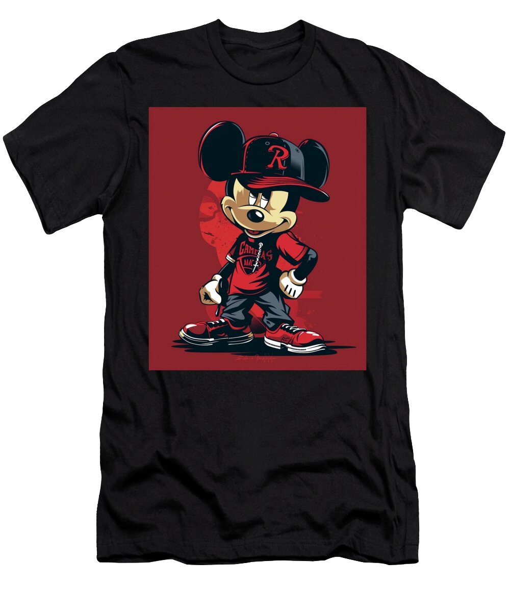 Mickey Mouse Vs Arizona Diamondbacks Cinch Cecils Willis T-Shirt