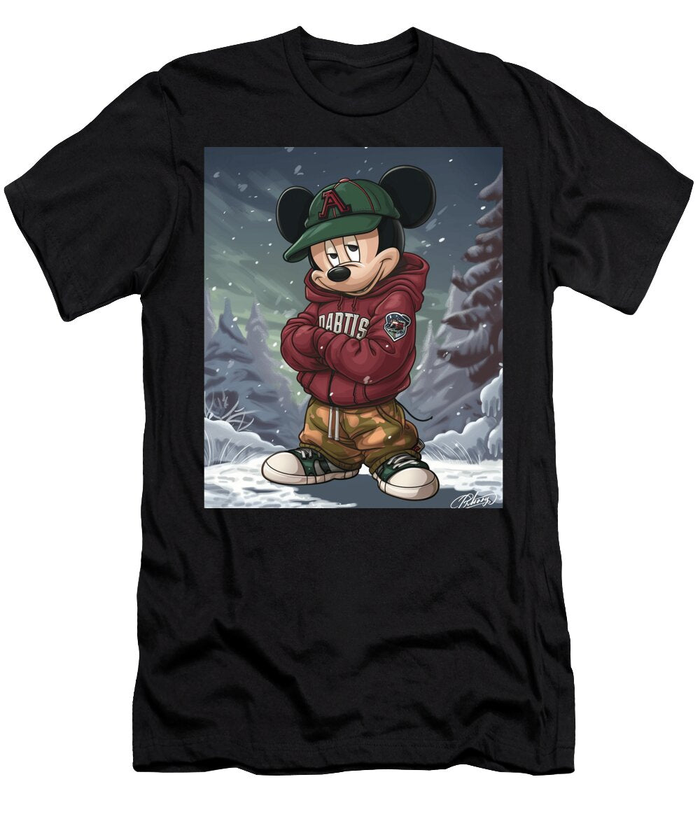 Mickey Mouse Vs Arizona Diamondbacks Formation Cecils Willis T-Shirt