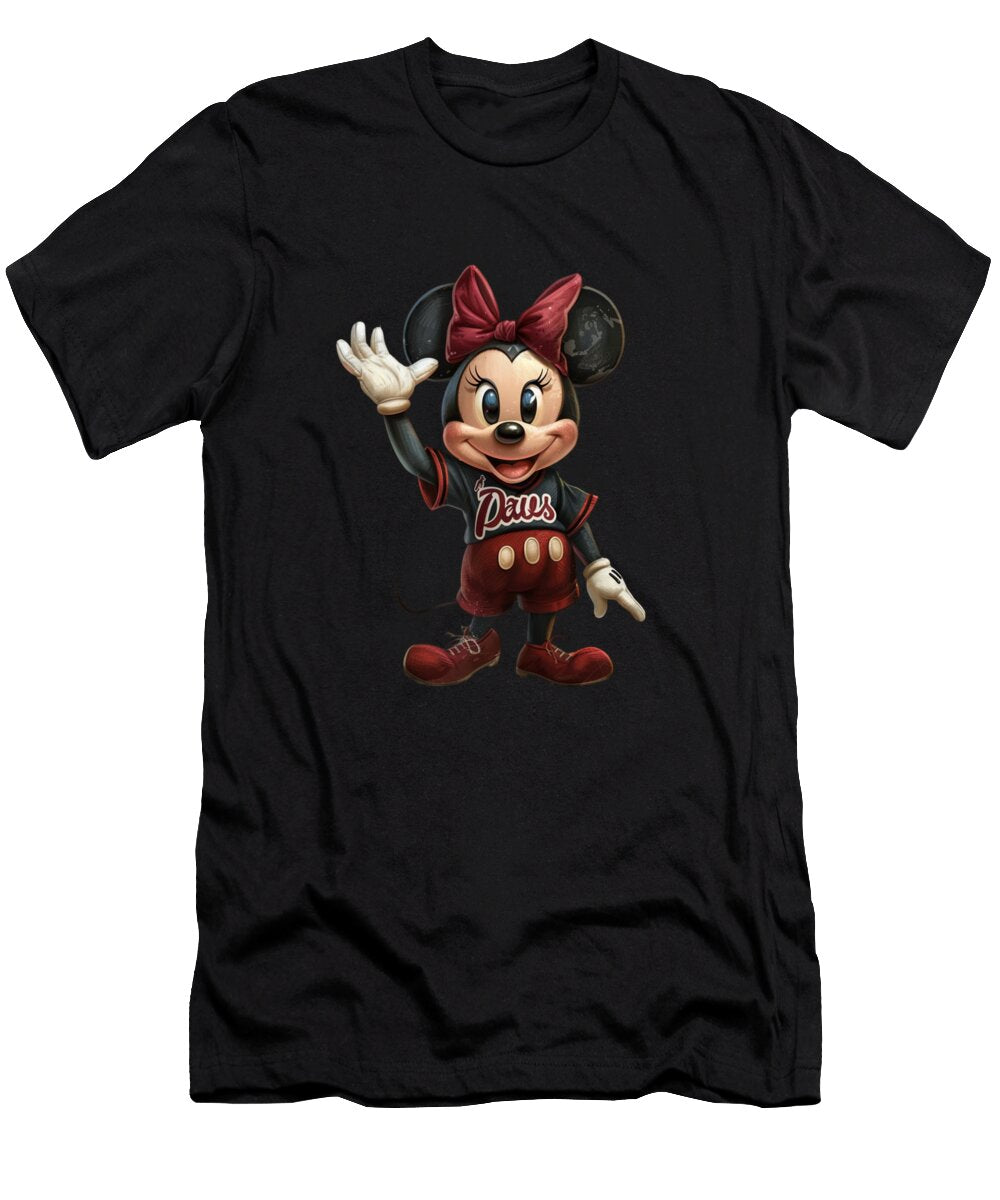 Mickey Mouse Vs Arizona Diamondbacks Fusion Cecils Willis T-Shirt
