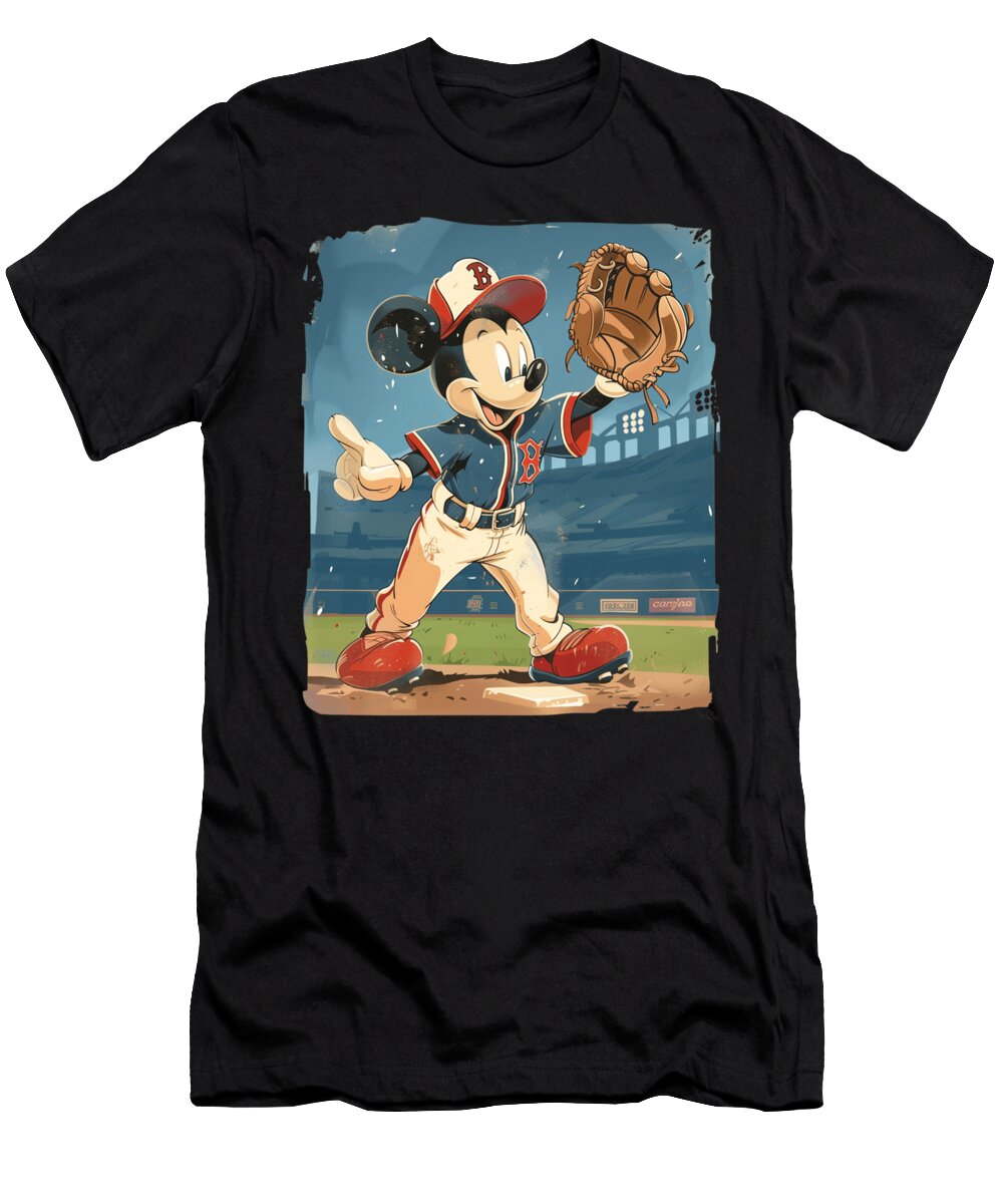 Mickey Mouse Vs Arizona Diamondbacks Game Cecils Willis T-Shirt