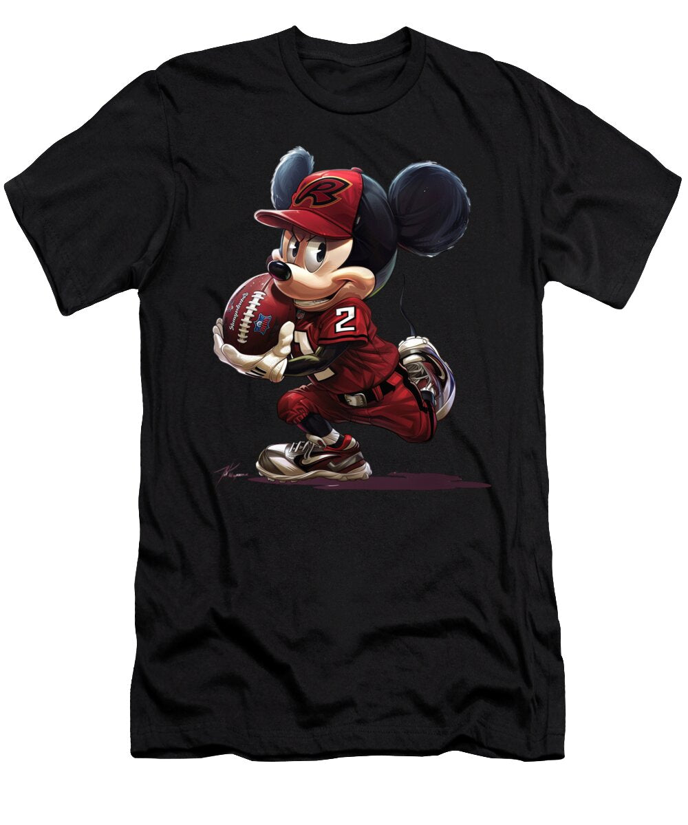 Mickey Mouse Vs Arizona Diamondbacks Graphix Cecils Willis T-Shirt