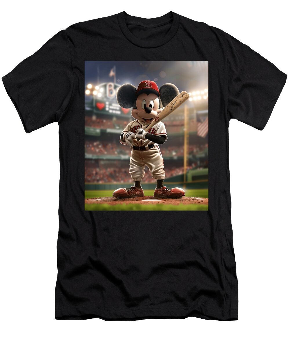 Mickey Mouse Vs Arizona Diamondbacks Match Cecils Willis T-Shirt