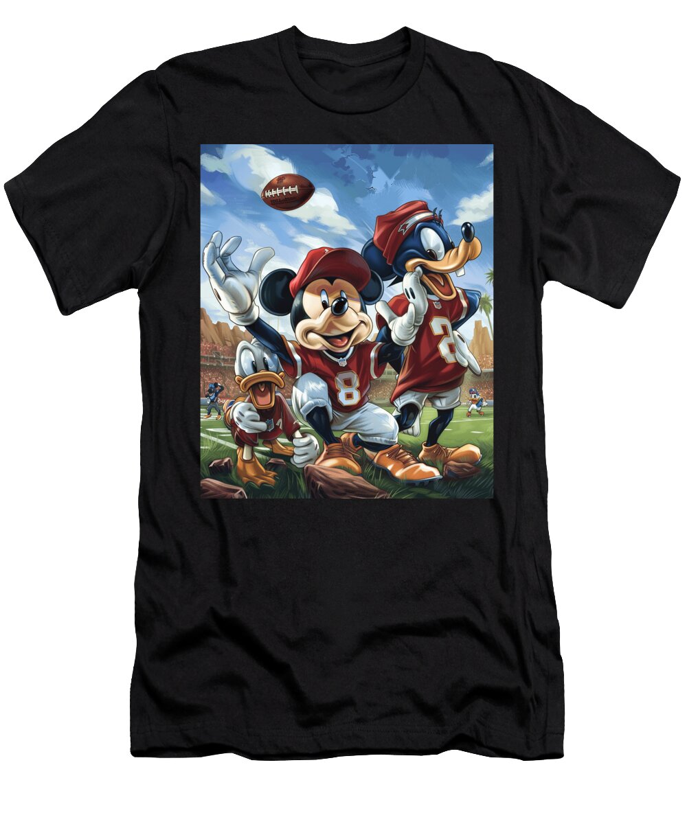 Mickey Mouse Vs Arizona Diamondbacks Mix Cecils Willis T-Shirt
