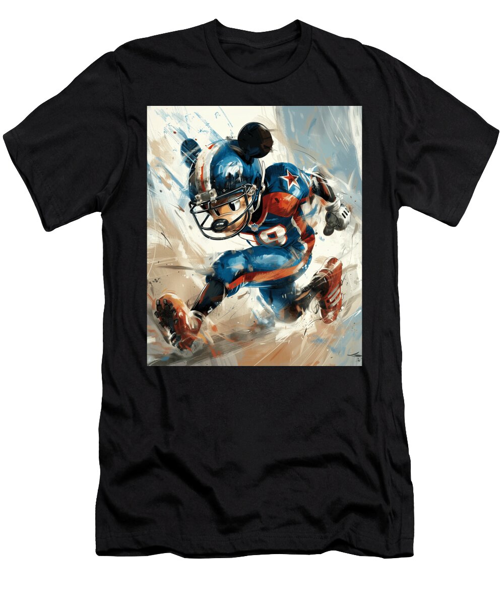 Mickey Mouse Vs Arizona Diamondbacks Playoffs Cecils Willis T-Shirt