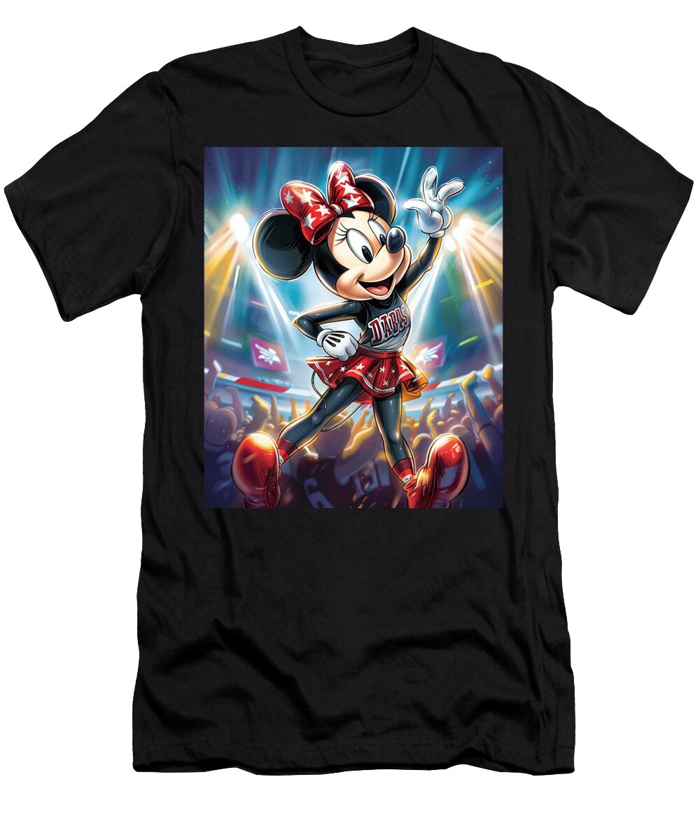 Mickey Mouse Vs Arizona Diamondbacks Run Cecils Willis T-Shirt