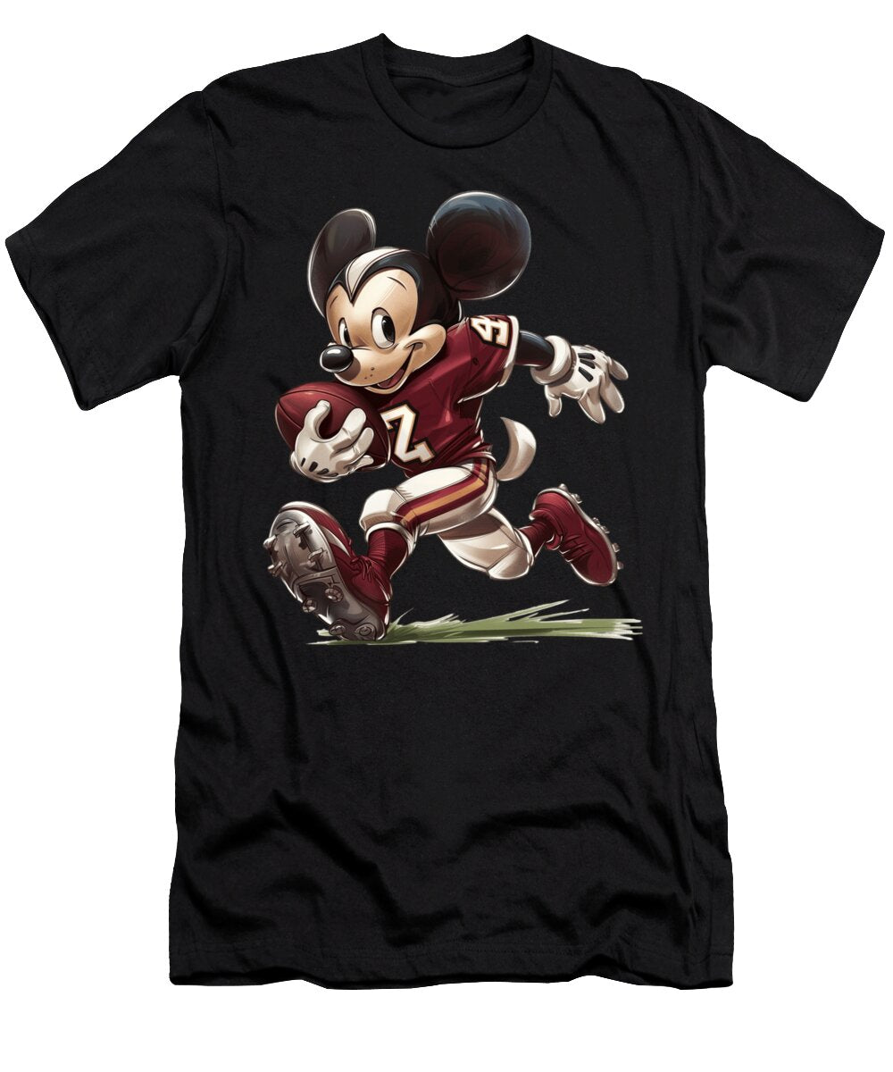 Micky Mouse Vs Los Angeles Angels Toon Team Tactics Mizorey T-Shirt