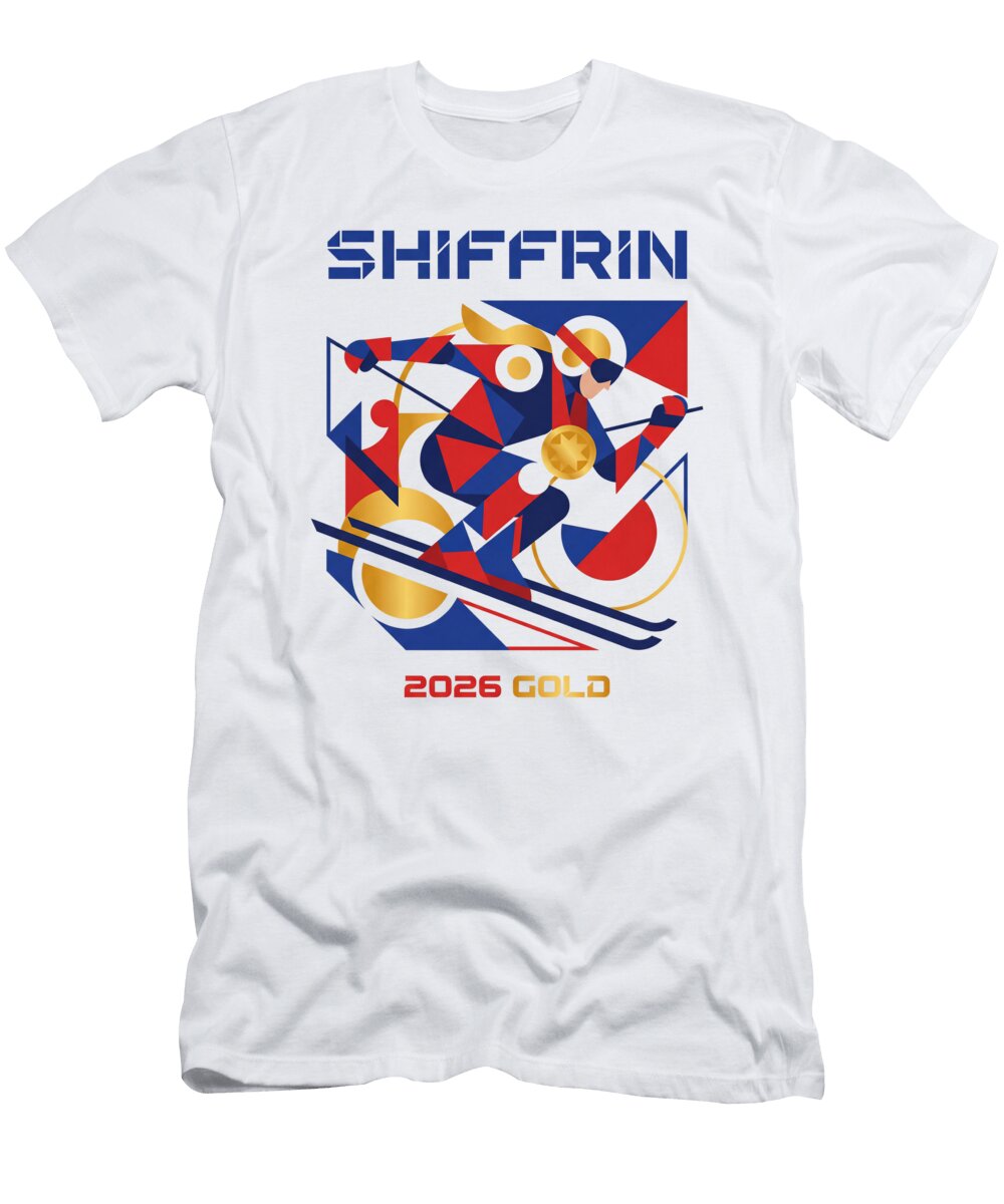Mikaela Shiffrin 2026 Olympic Gold Viral Guy T-Shirt
