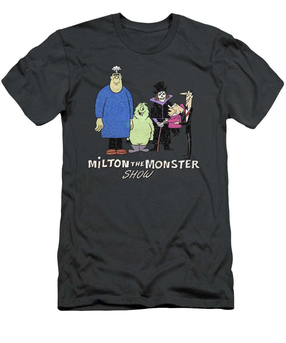 Milton the Monster Show Characters Group Glen Evans T-Shirt