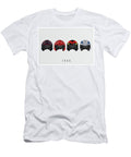 Minimalist Fighter Pilot Helmet Collection with Retro Aviation Graphic Design Antoine Mitchell T-Shirt
