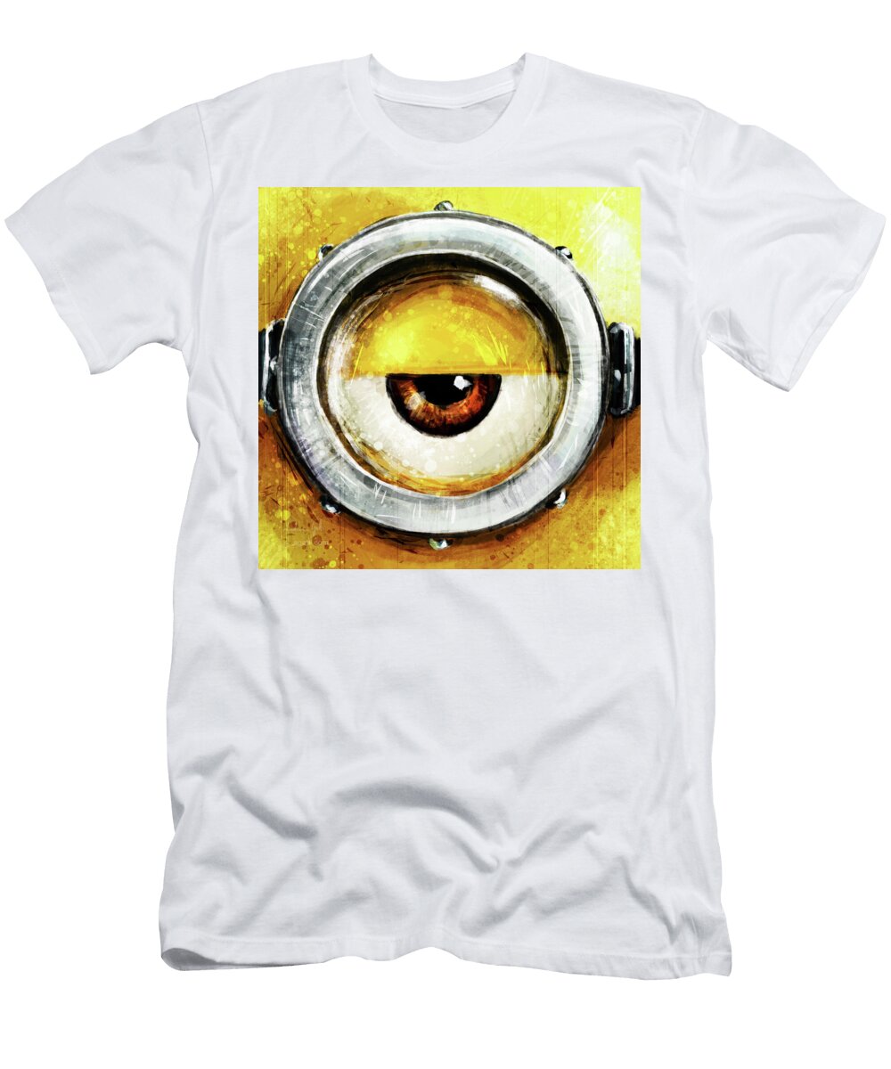 Minion Eye Center Andrea Gatti T-Shirt