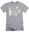 Missouri Vintage Map 1855 Black and White Carol Japp T-Shirt