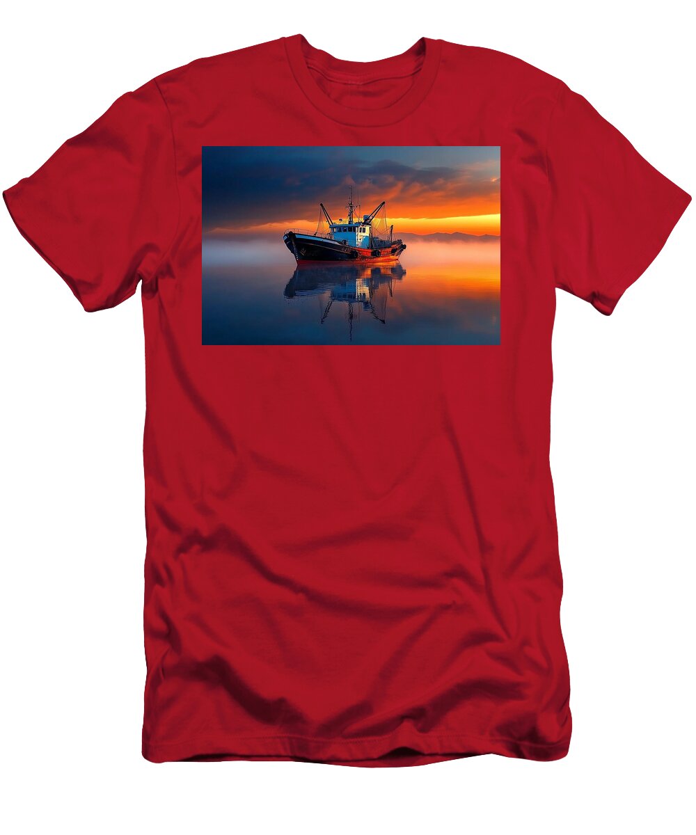 Mist Over Nets John Bloom T-Shirt