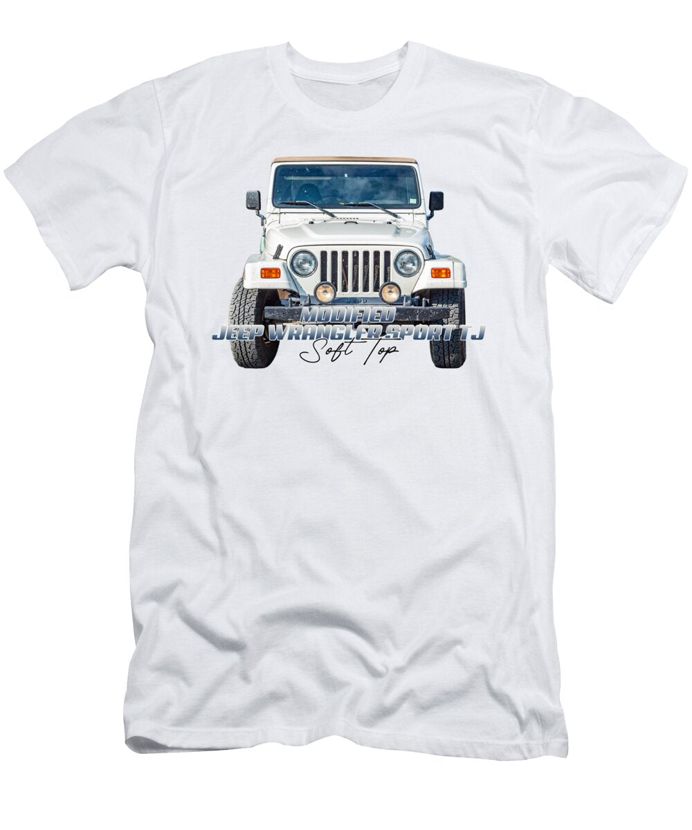 Modified Jeep Wrangler Sport Tj Soft Top Gestalt Imagery T-Shirt