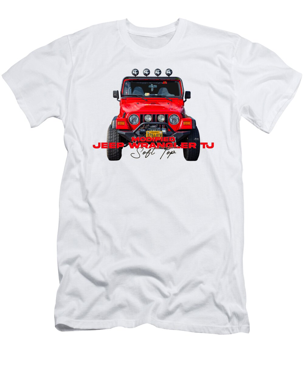 Modified Jeep Wrangler Tj Soft Top Gestalt Imagery T-Shirt