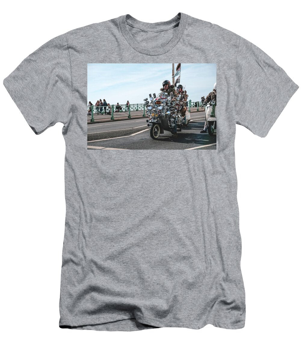 Mods in Brighton Sussex Great Britain Nichs Art T-Shirt