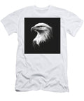 Monochrome Portrait of a Majestic Bald Eagle Maverick Junk T-Shirt