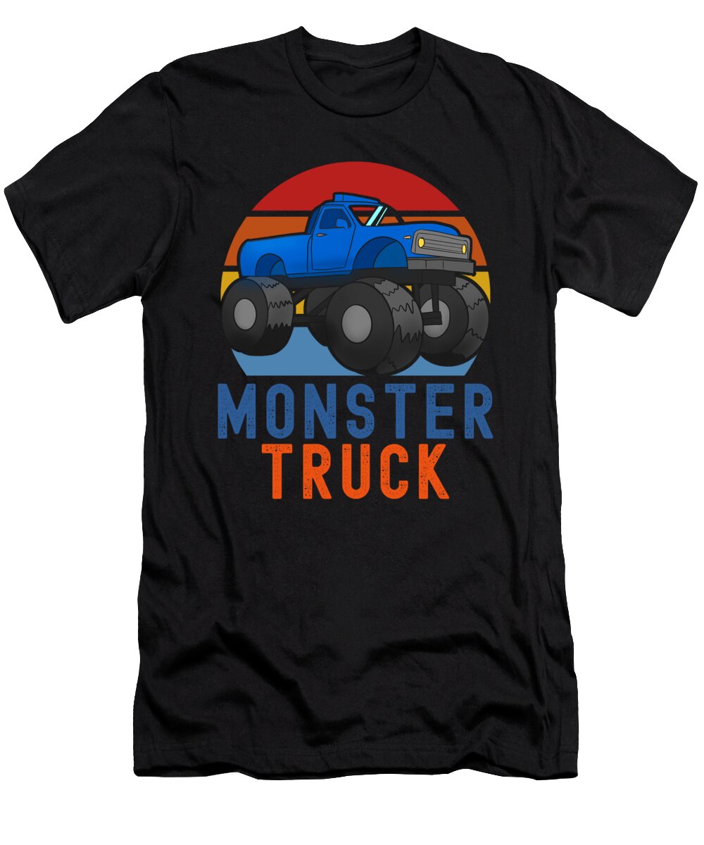 Monster Truck Retro Vintage 4x4 Organicfoodempire T-Shirt