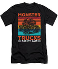 Monster Trucks Are My Jam Cool Monster Truck Quote Licensed Art T-Shirt