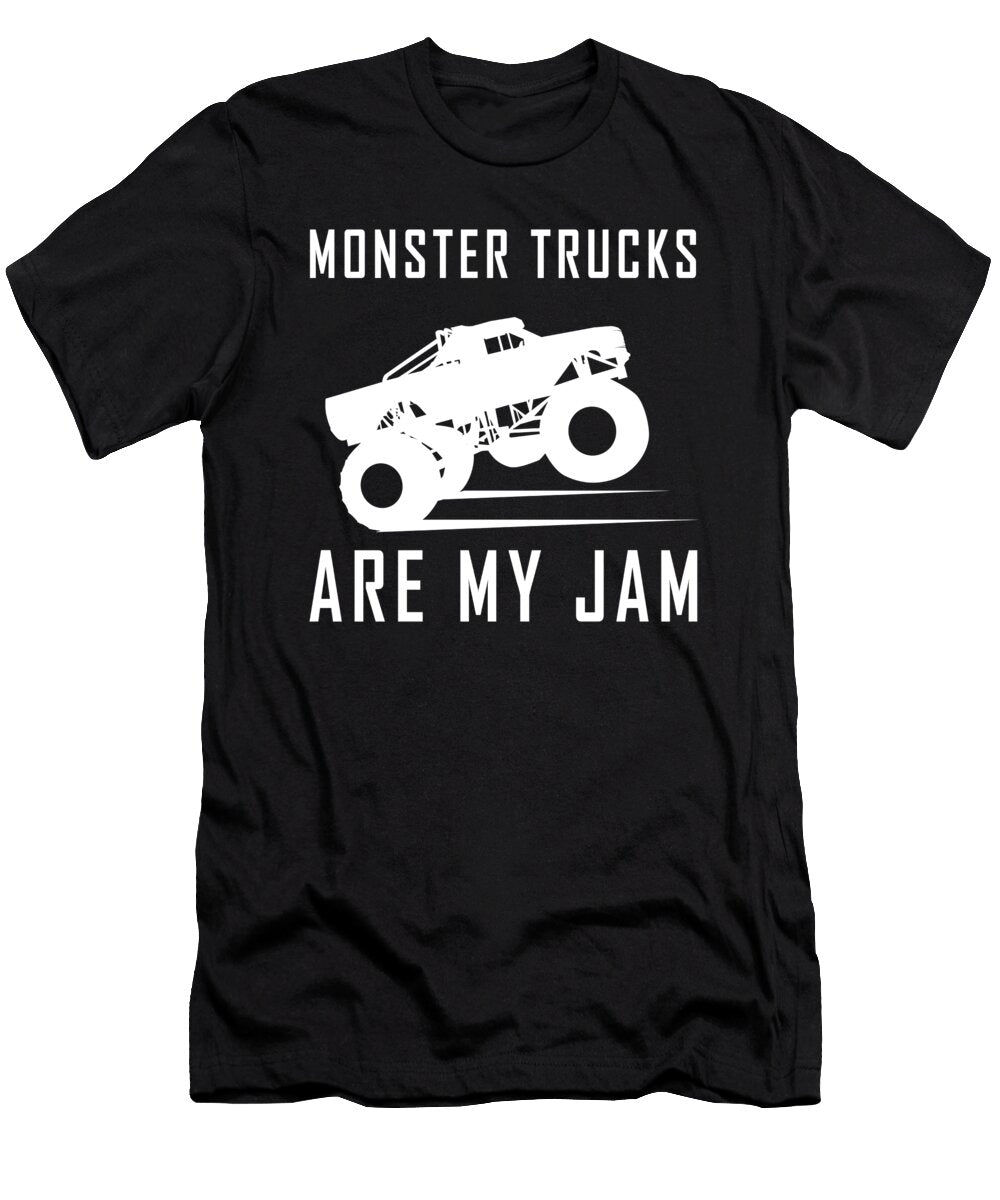 Monster Trucks Are My Jam Flyingupload T-Shirt