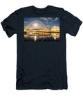 Moonset Through Millennium Bridge Tim Hill T-Shirt