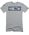 Moose Coming Home for Christmas Robert Margetts T-Shirt