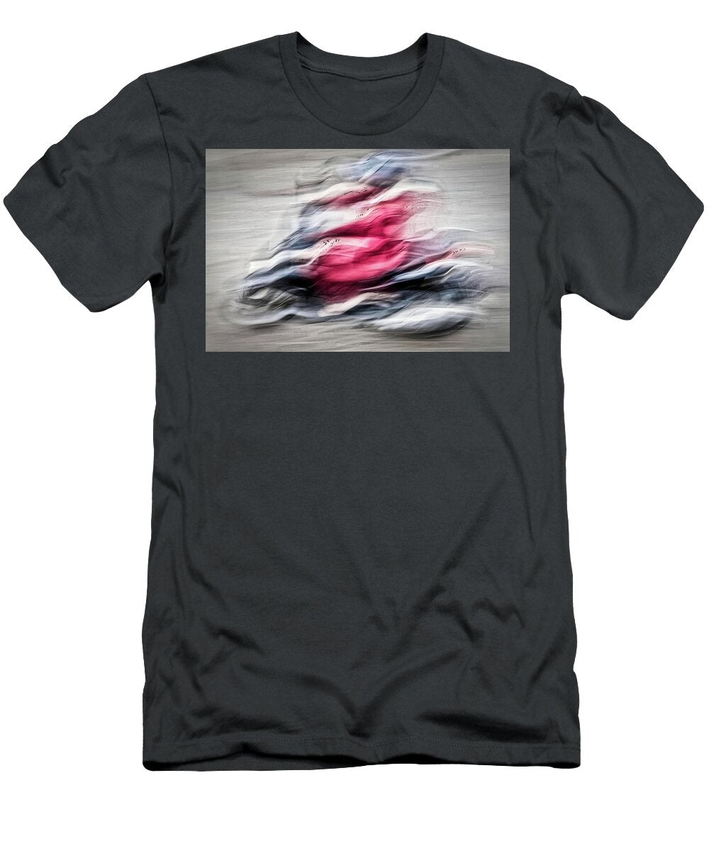 Morocco Motorcycle Rider Abstract Stuart Litoff T-Shirt