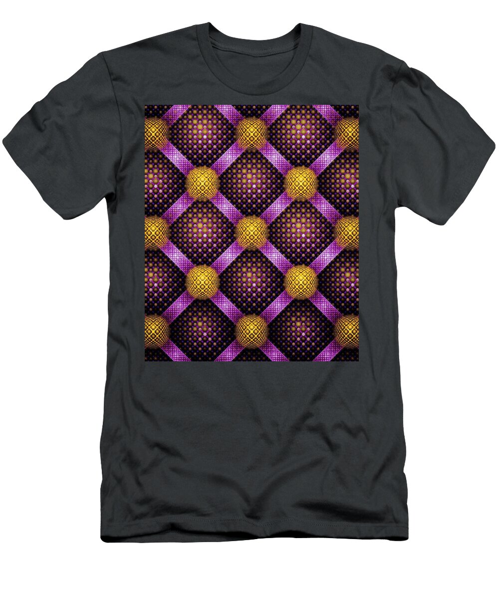 Mosaic Purple and Yellow Anastasiya Malakhova T-Shirt