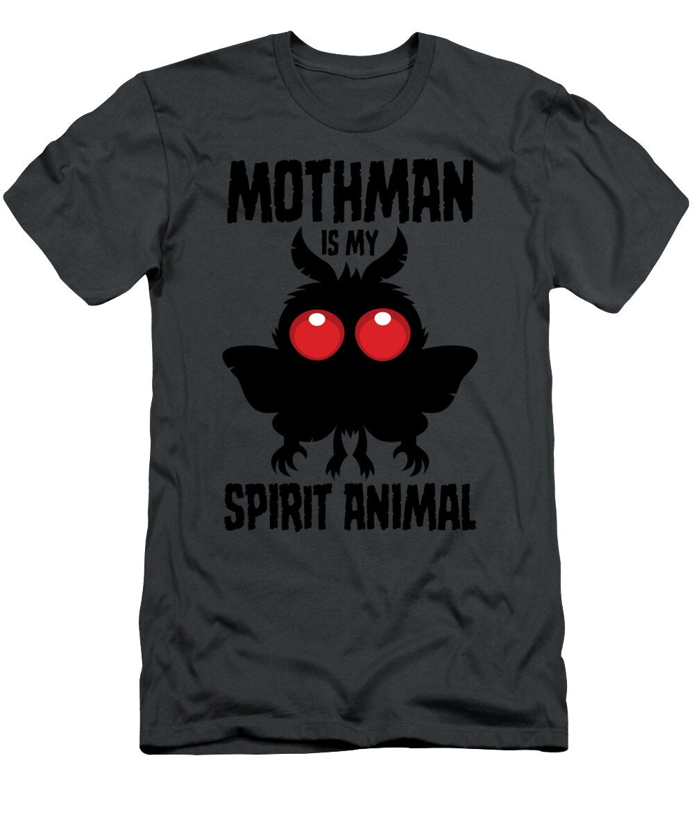 Mothman Is My Spirit Animal Silhouette John Schwegel T-Shirt